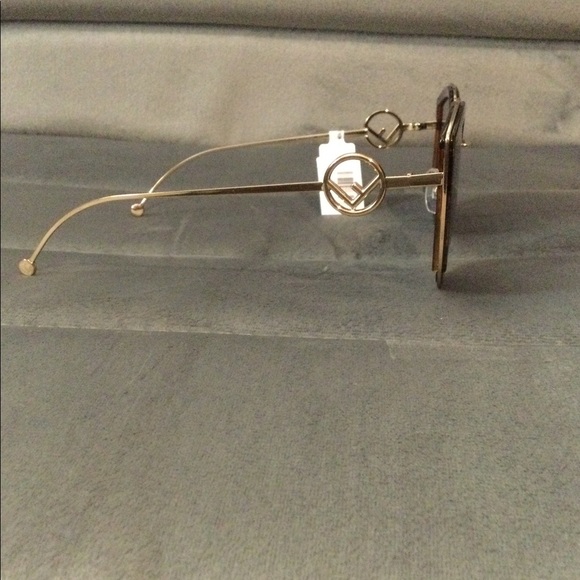 FENDI 58mm Metal Butterfly Sunglasses - Picture 8 of 10